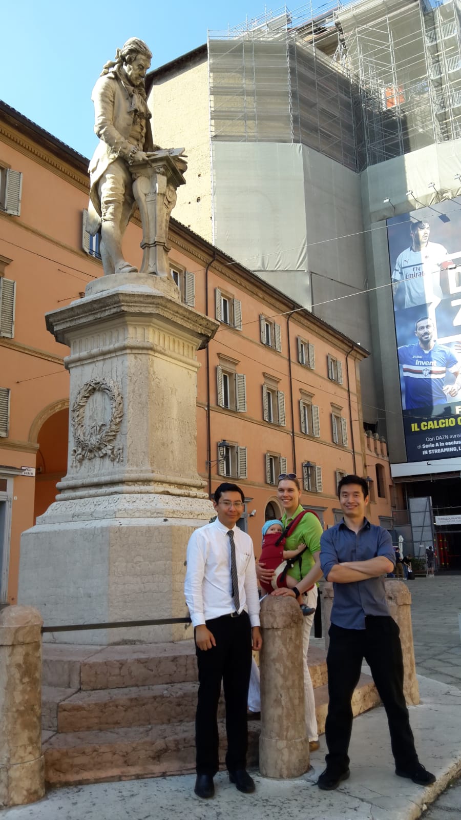 Galvani statue in Bologna